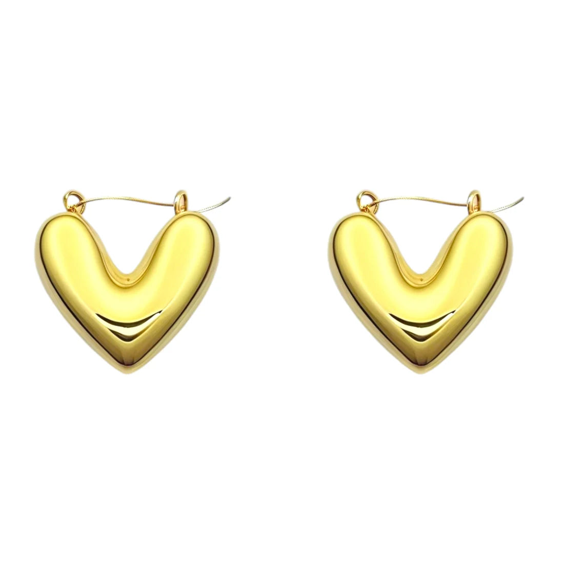 SINGLE HEART EARRING