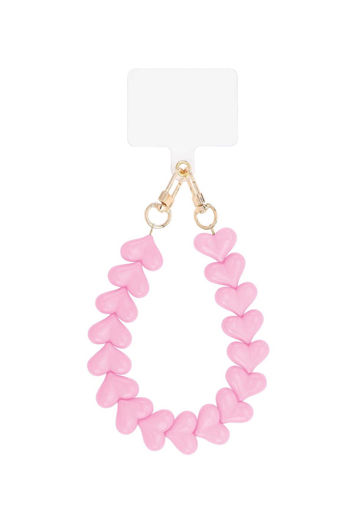Telefoonkoort hart roze