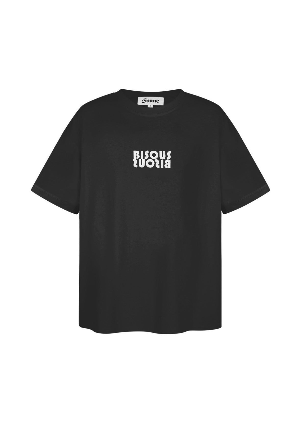 T-SHIRT BISOU ZWART