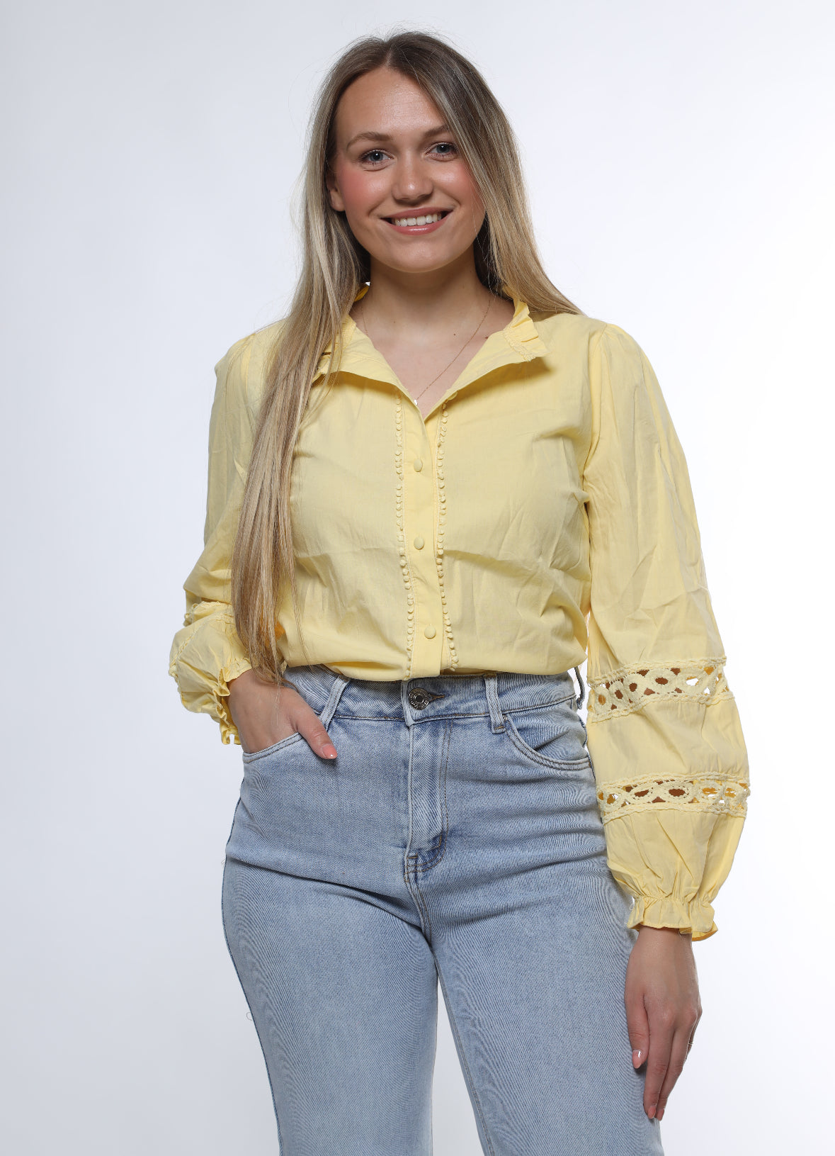 BLOUSE LILLY GEEL