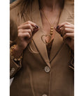 By Shir | Ketting luxe lang open hart