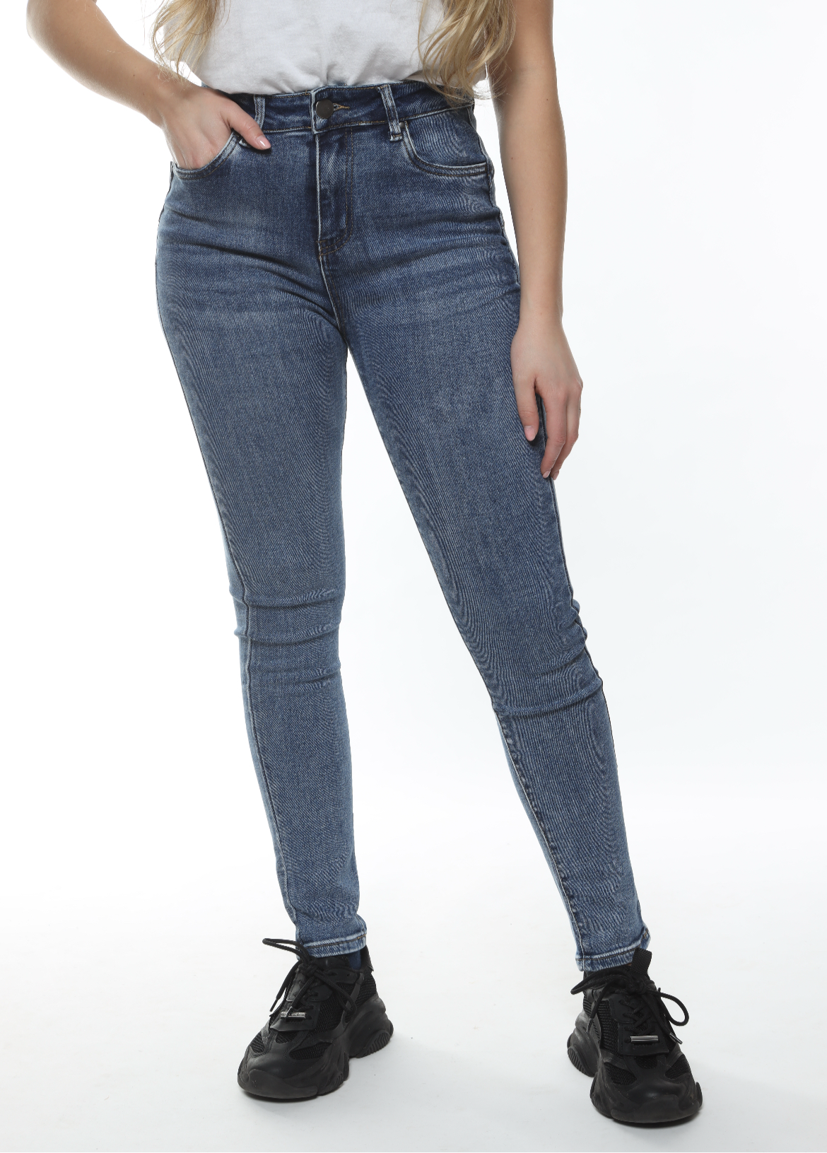 GOODIES - SKINNY JEANS M. BLUE