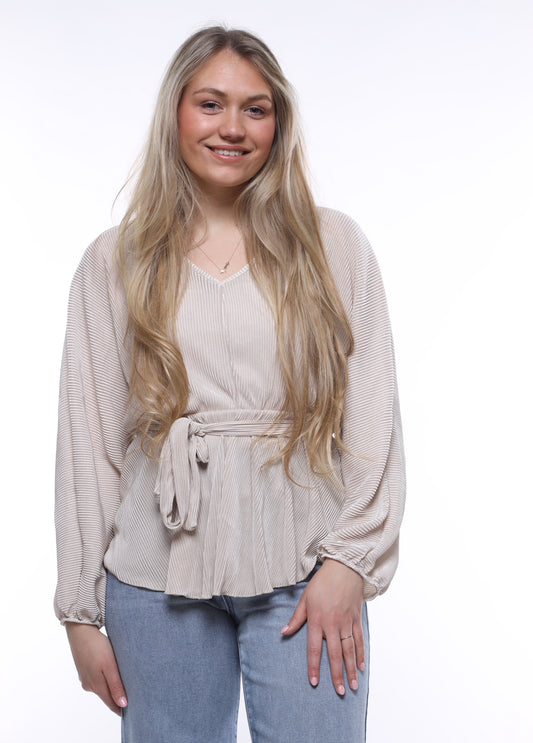 RIB TOP BEIGE PRE-ORDER