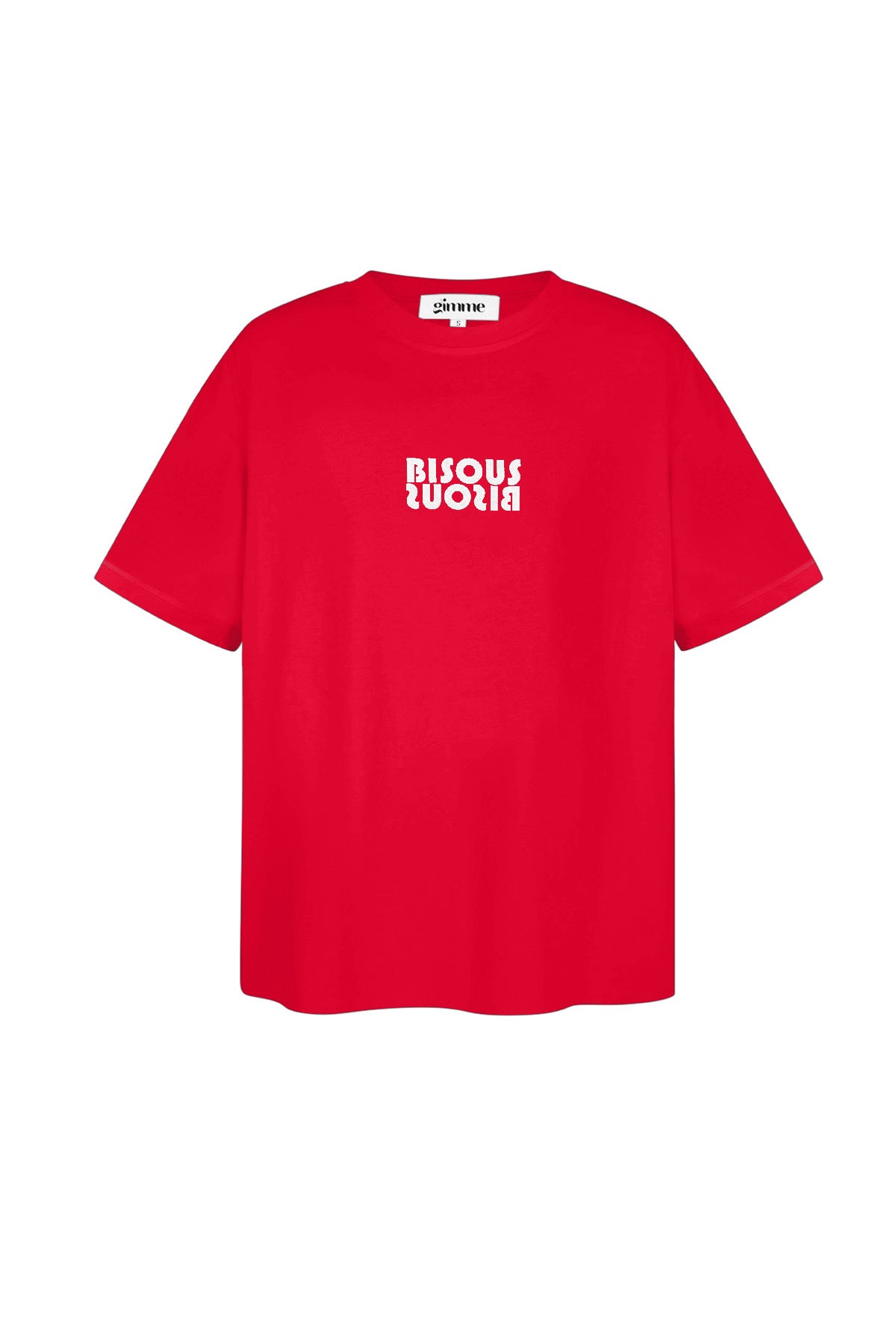 T-SHIRT BISOU ROOD