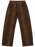 Miss bon | Bambi barrel jeans cocoa bruin