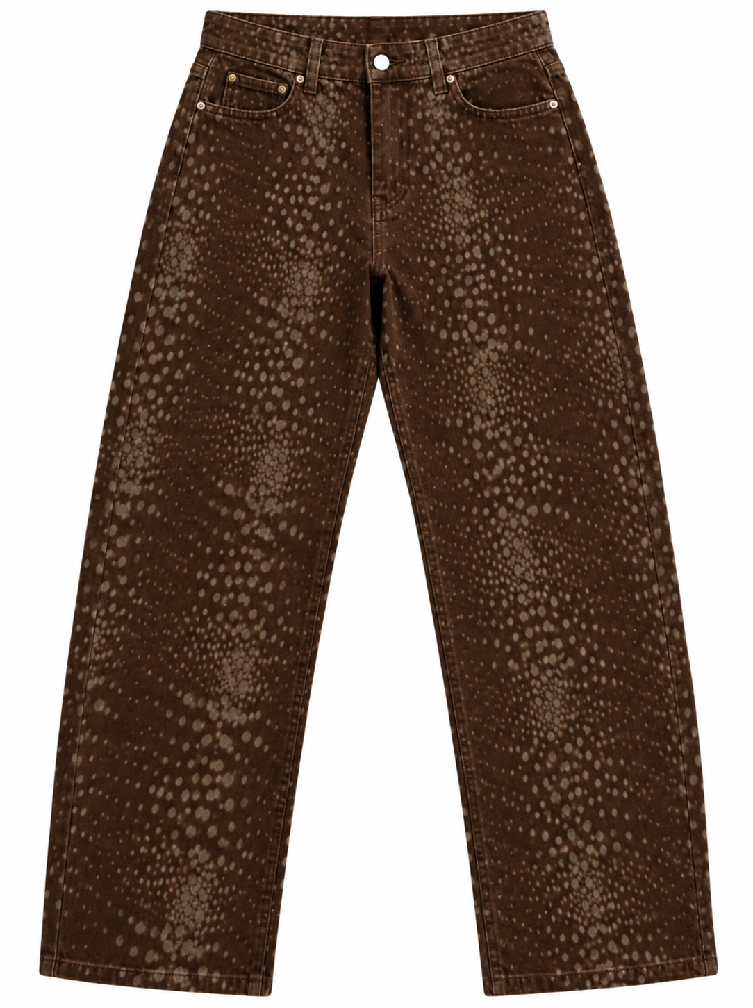 Miss bon | Bambi barrel jeans cocoa bruin