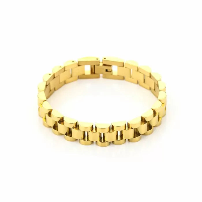 LUXE SCHAKELARMBAND GOUD OF ZILVER