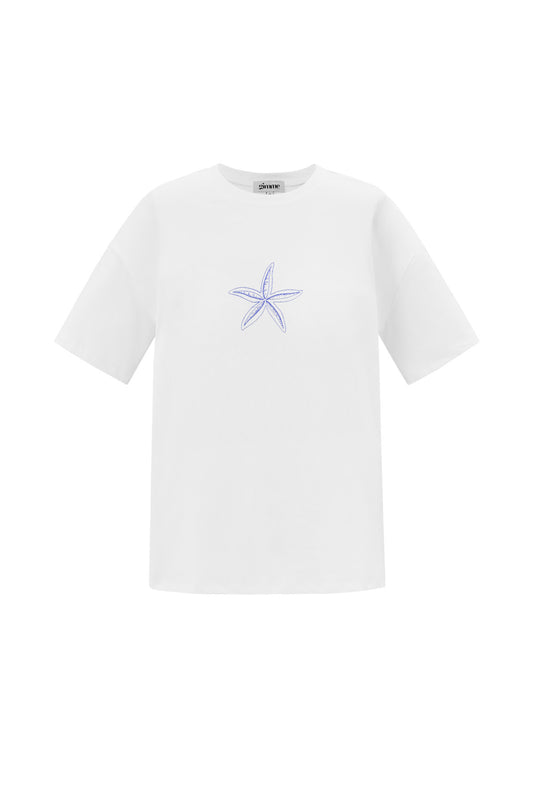 T-SHIRT BEACH WAVES WIT