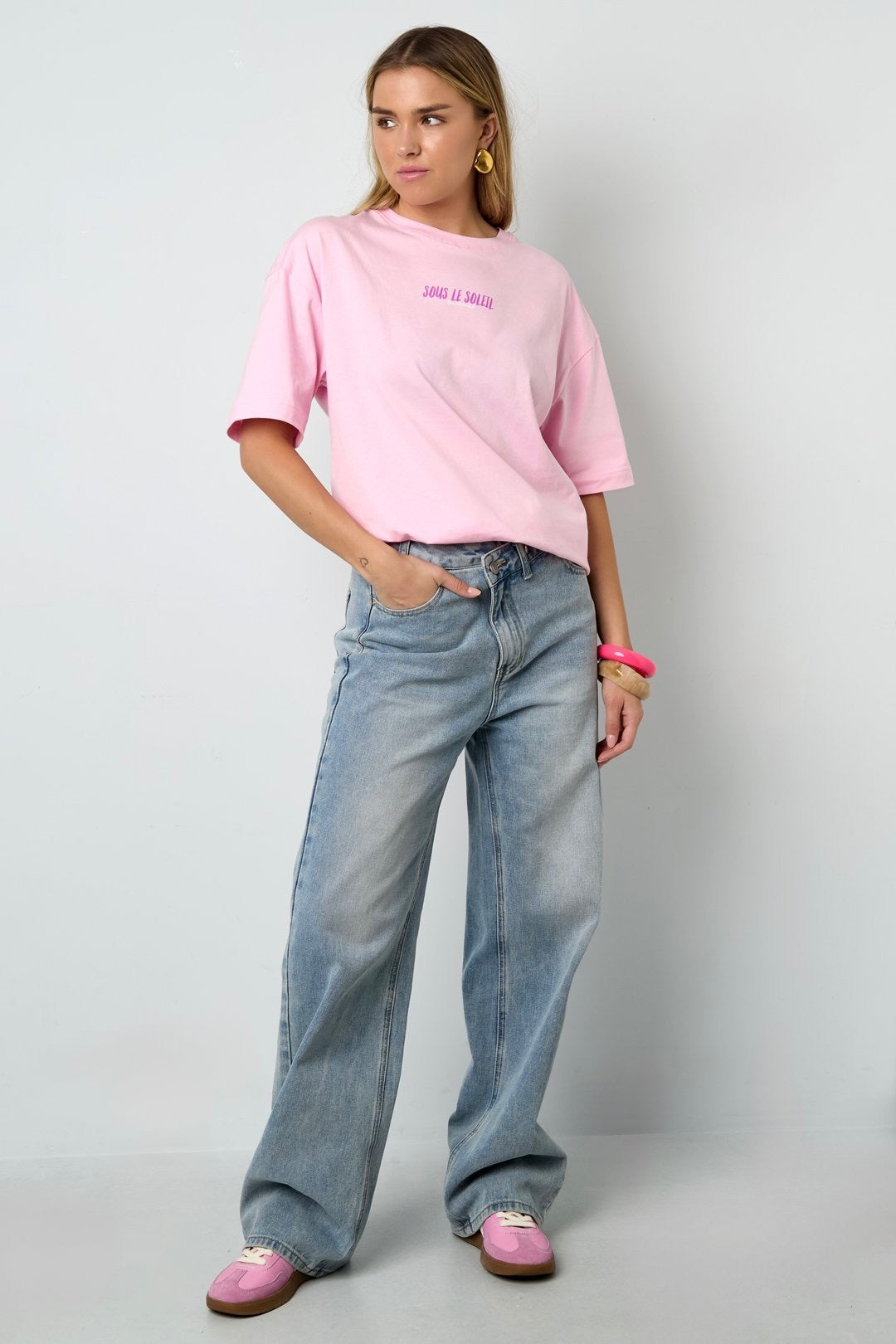 T-shirt le soleil roze