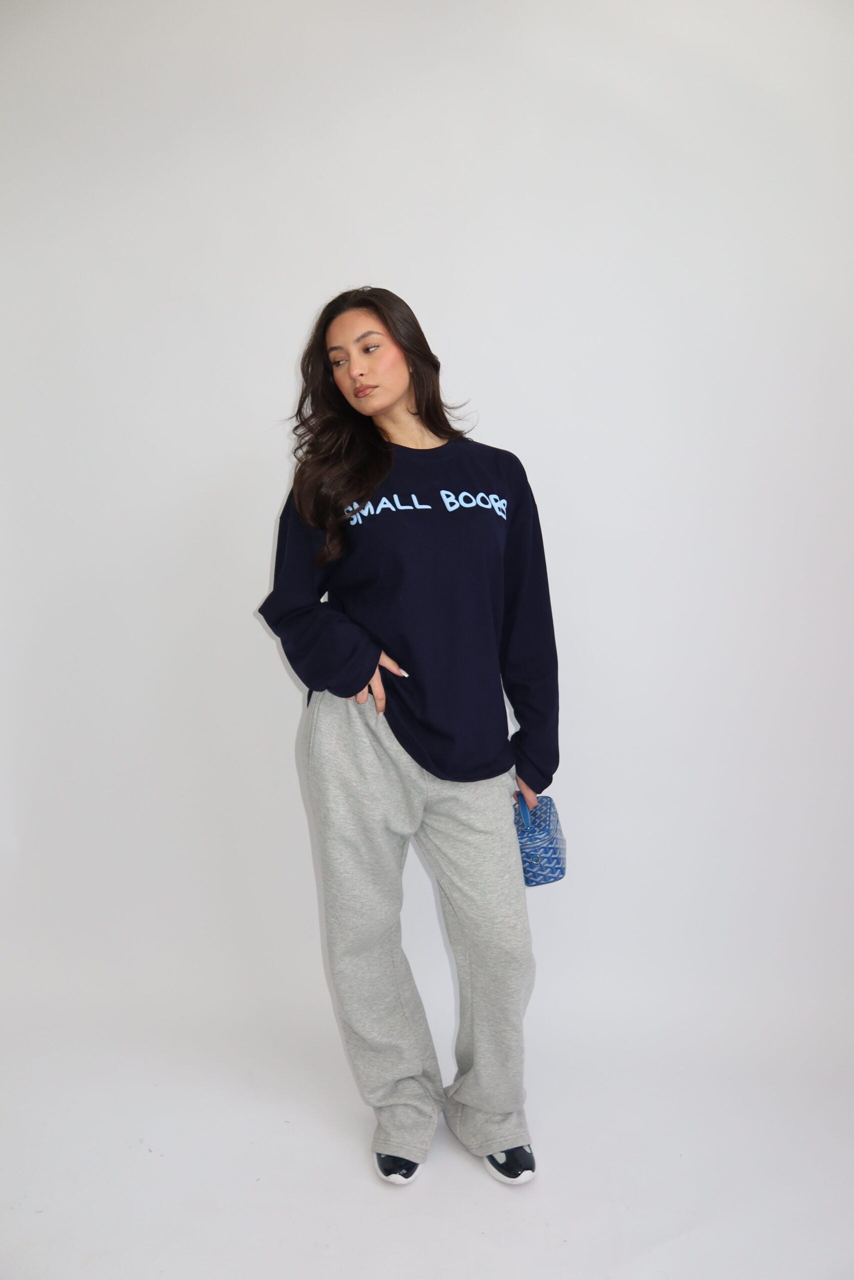Longsleeve small boobs navy