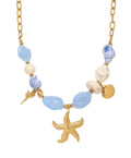 Beach ketting blauw