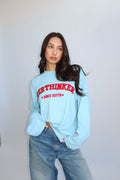 Priority - Longsleeve overthinker blauw