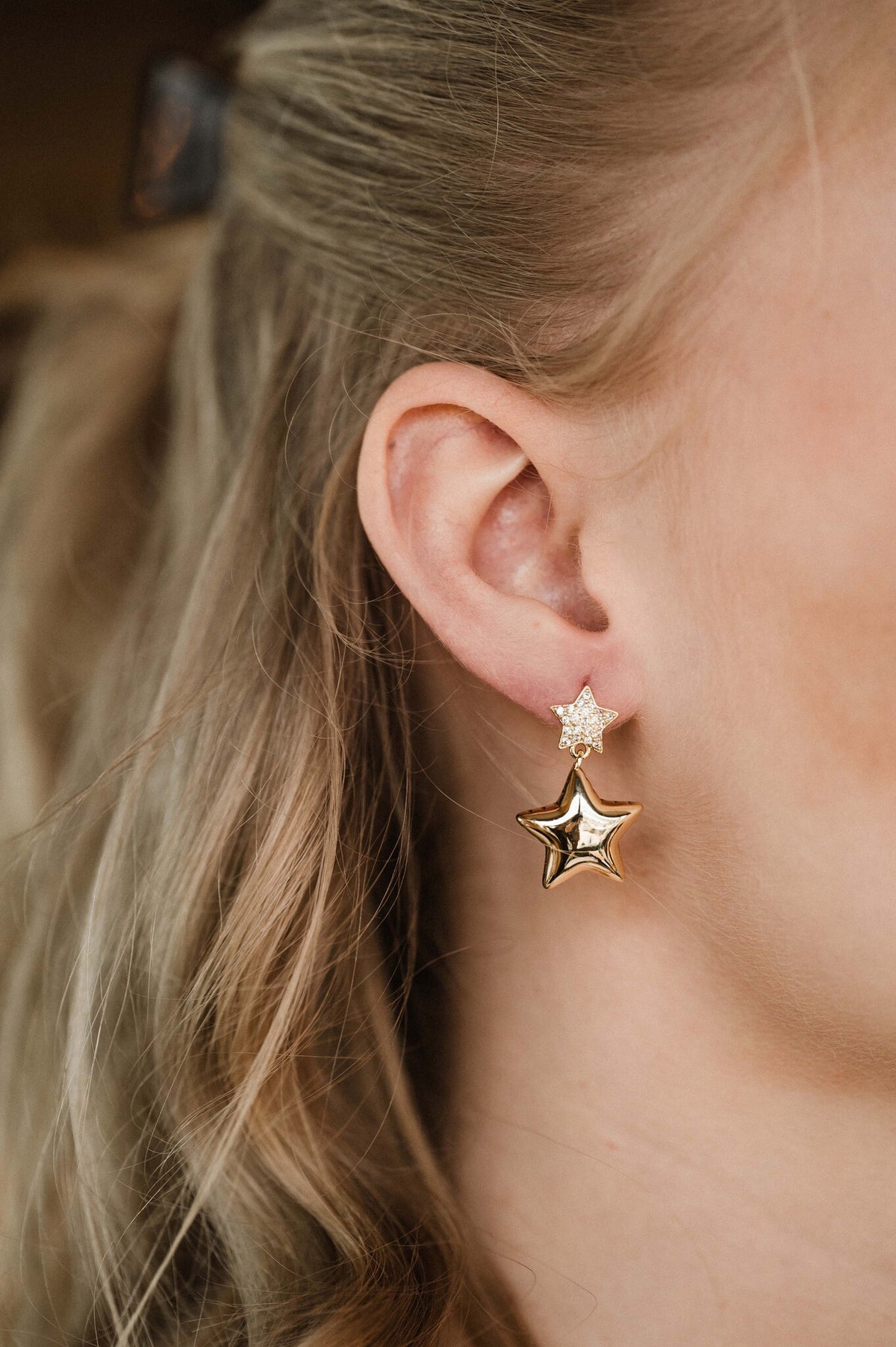 By Shir | oorbellen luxe double star