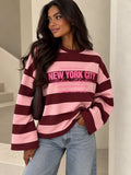 Longsleeve NYC Bordeaux