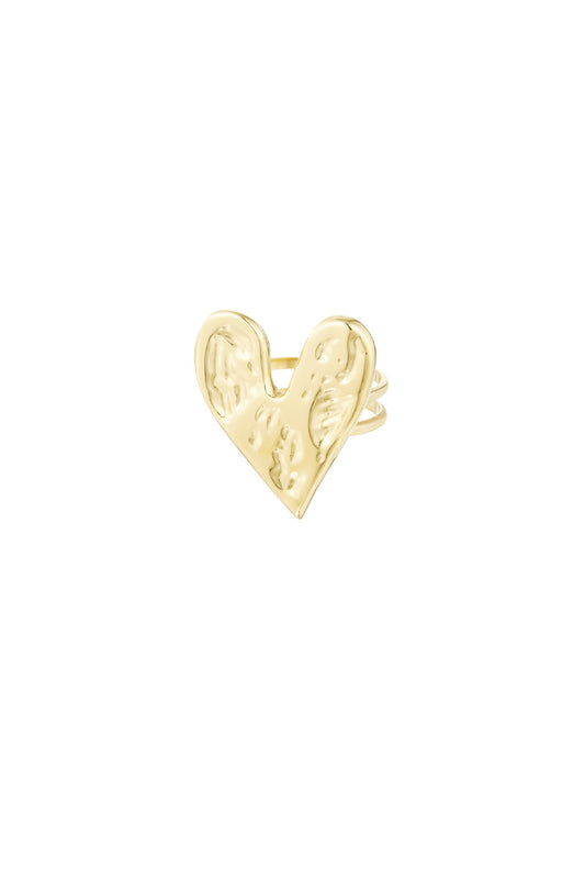 HEART RING GOUD