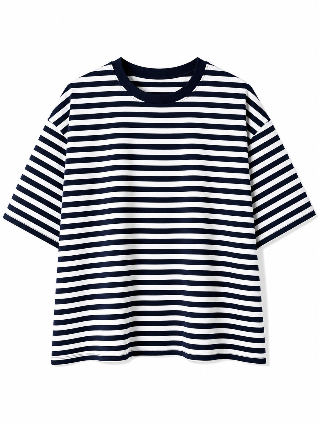 Gestreept shirt navy