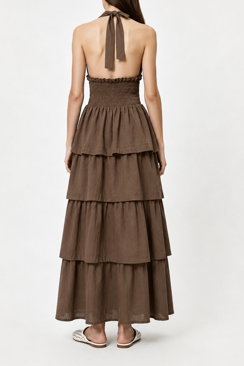 Jurk Faye taupe