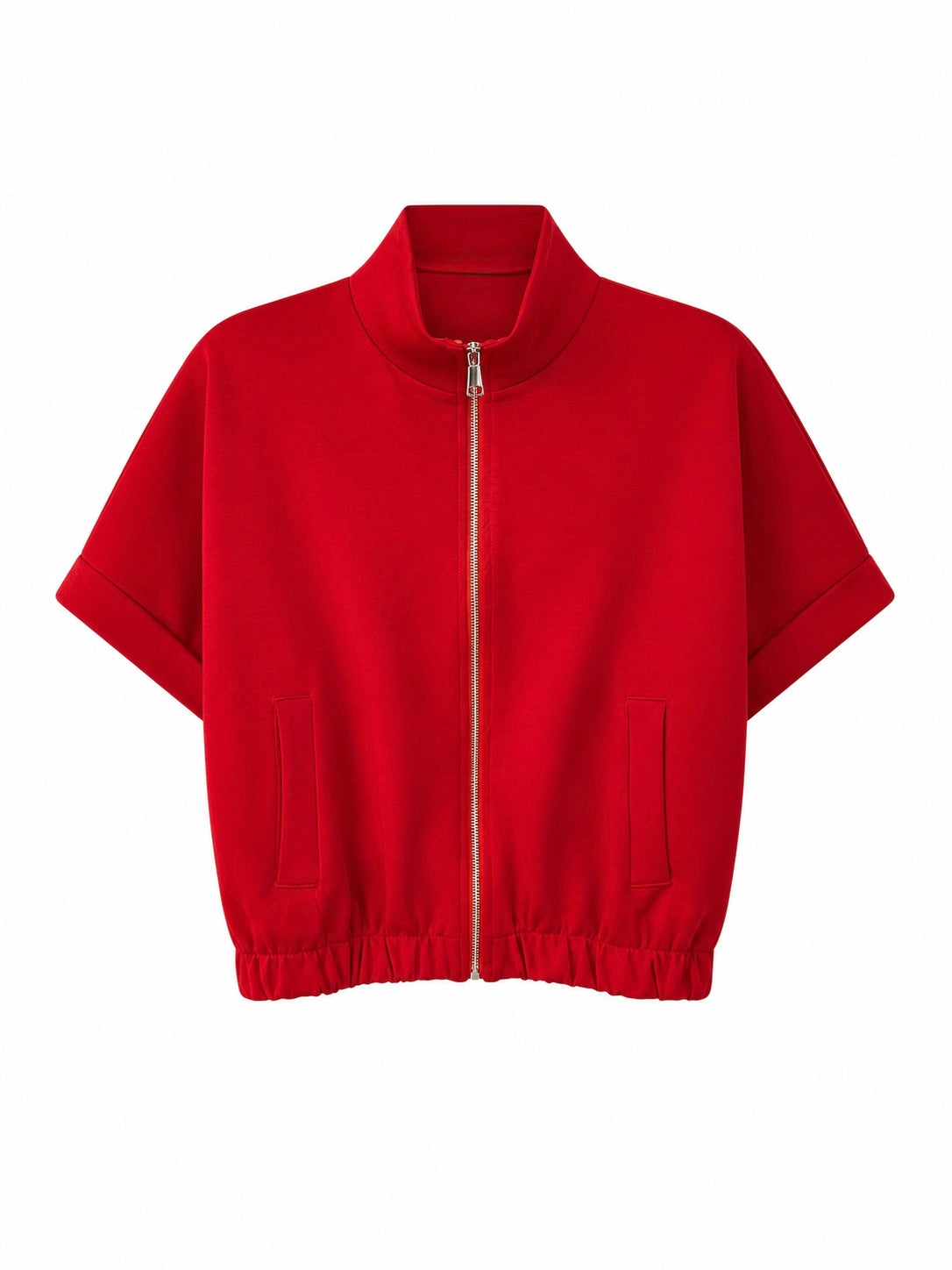 Essential Zip Vest rood