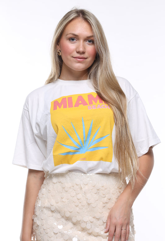 T-SHIRT MIAMI WHITE