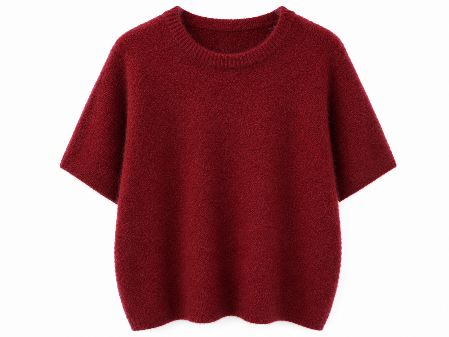 Alpaca top bordeaux
