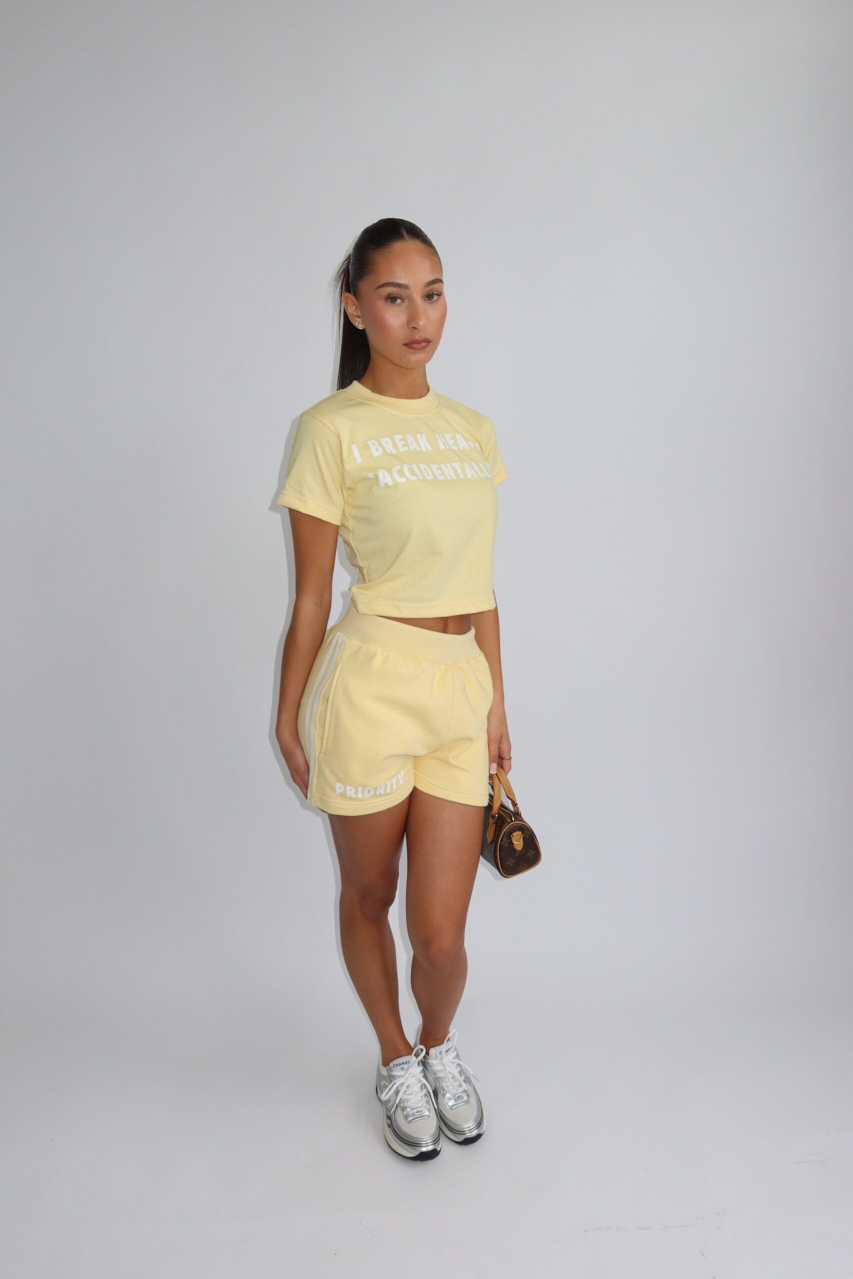 Priority - summer set geel/wit