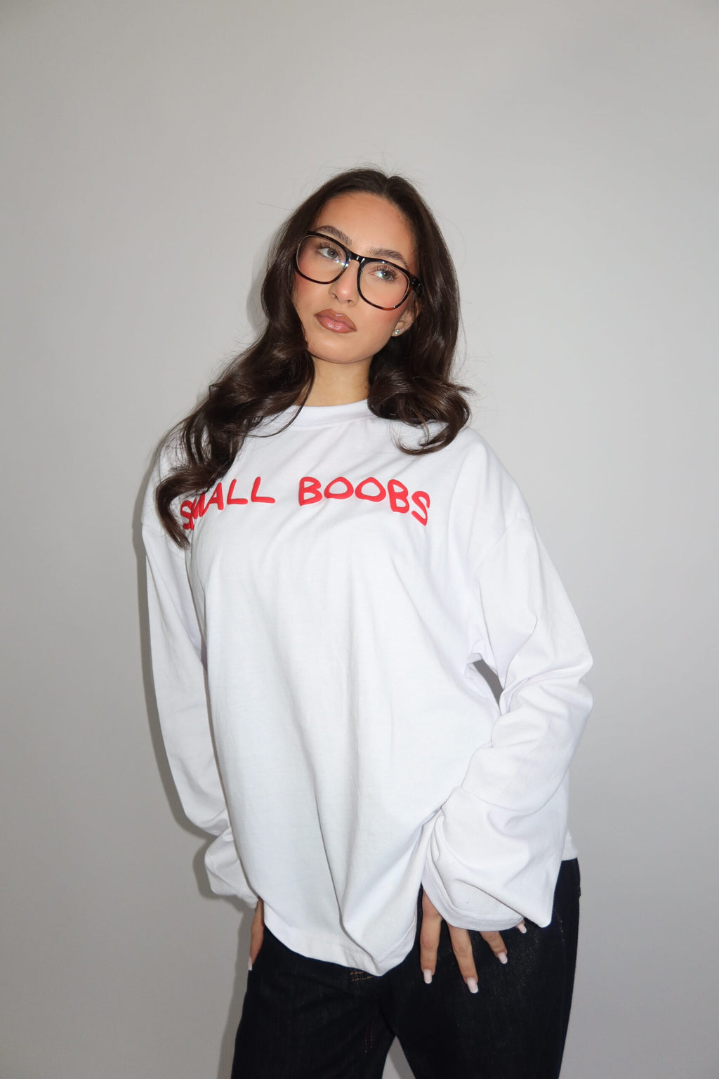 Longsleeve small boobs wit