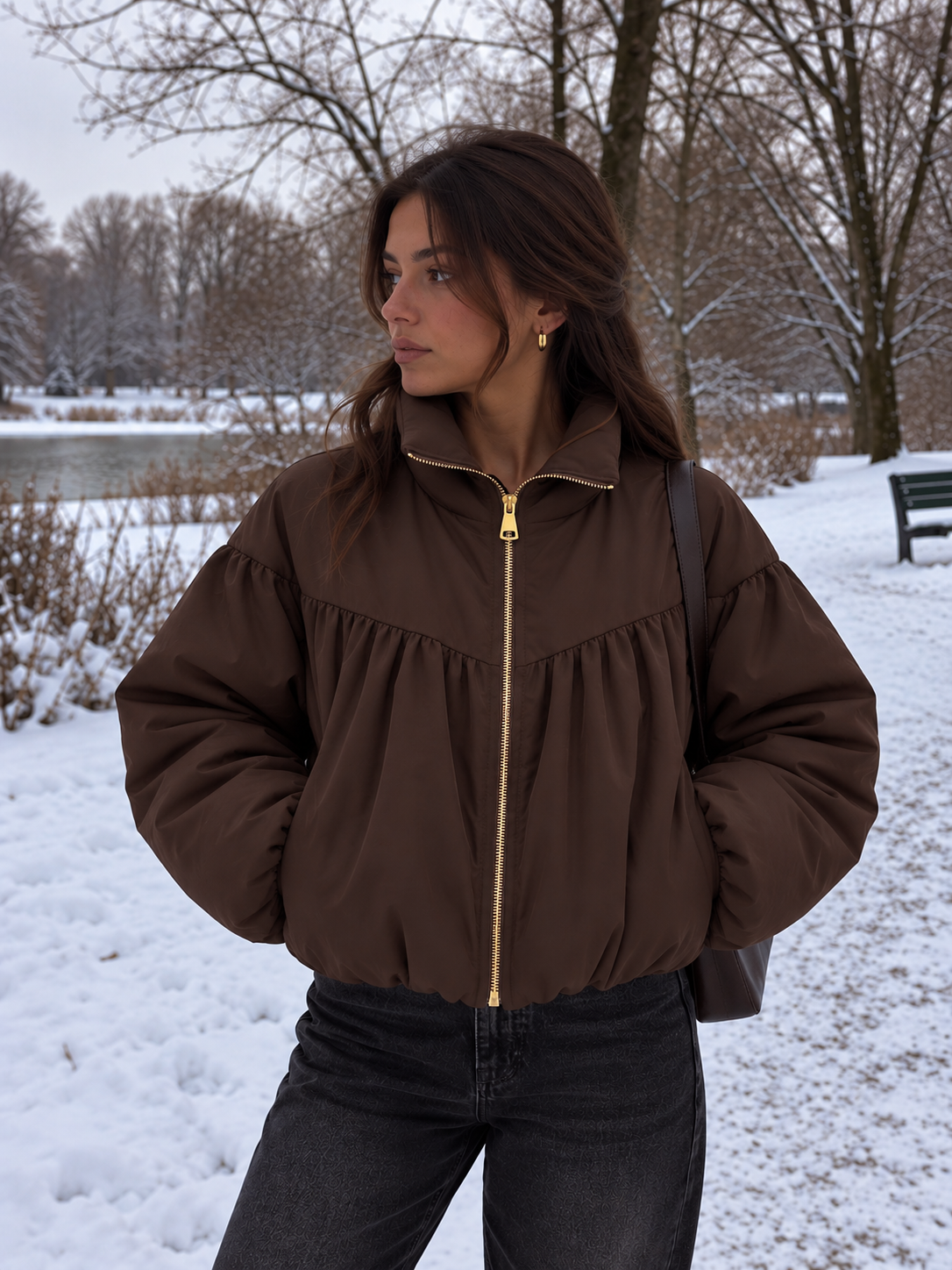 Jacket Kiki bruin