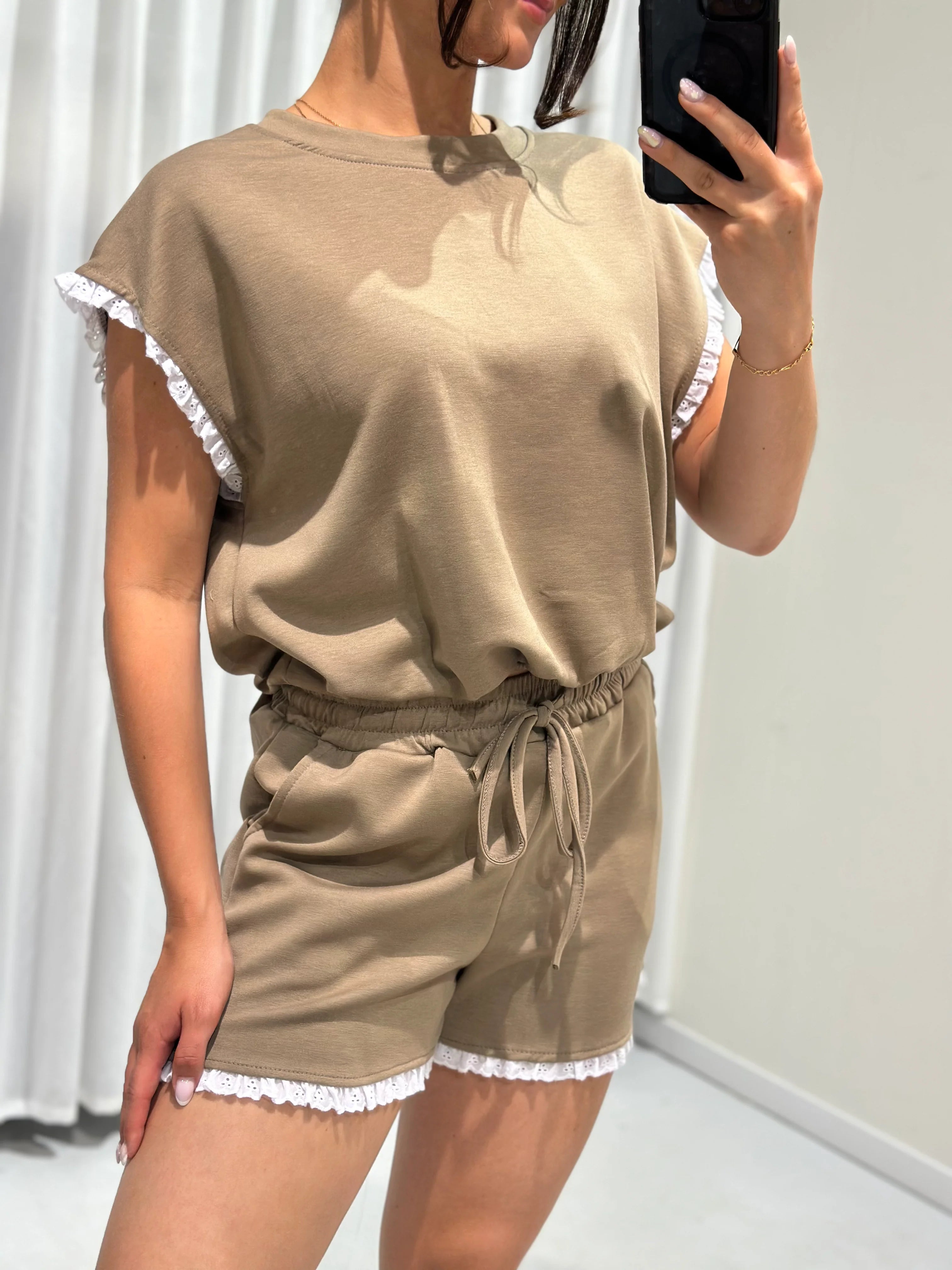 2 - Piece set Cece taupe