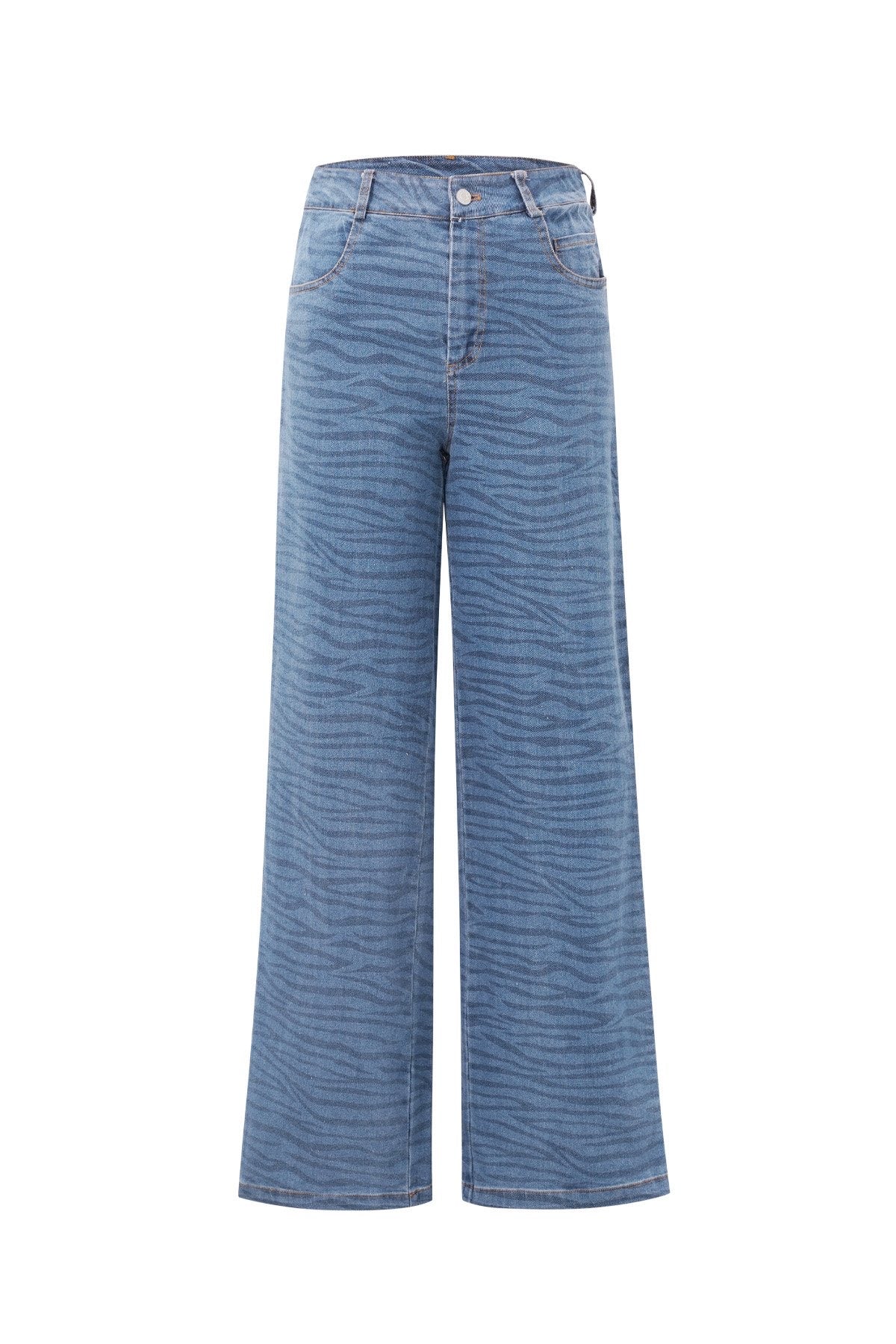 Tall - Indigo zebra jeans