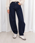 Miss Bon - Balloon jeans navy