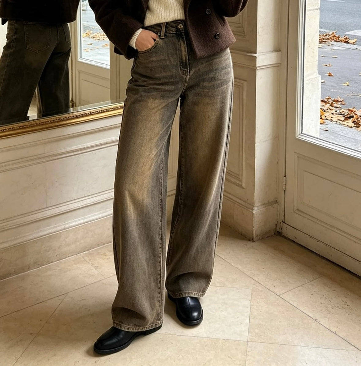 Goodies - wide leg roest