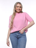 Alpaca top roze
