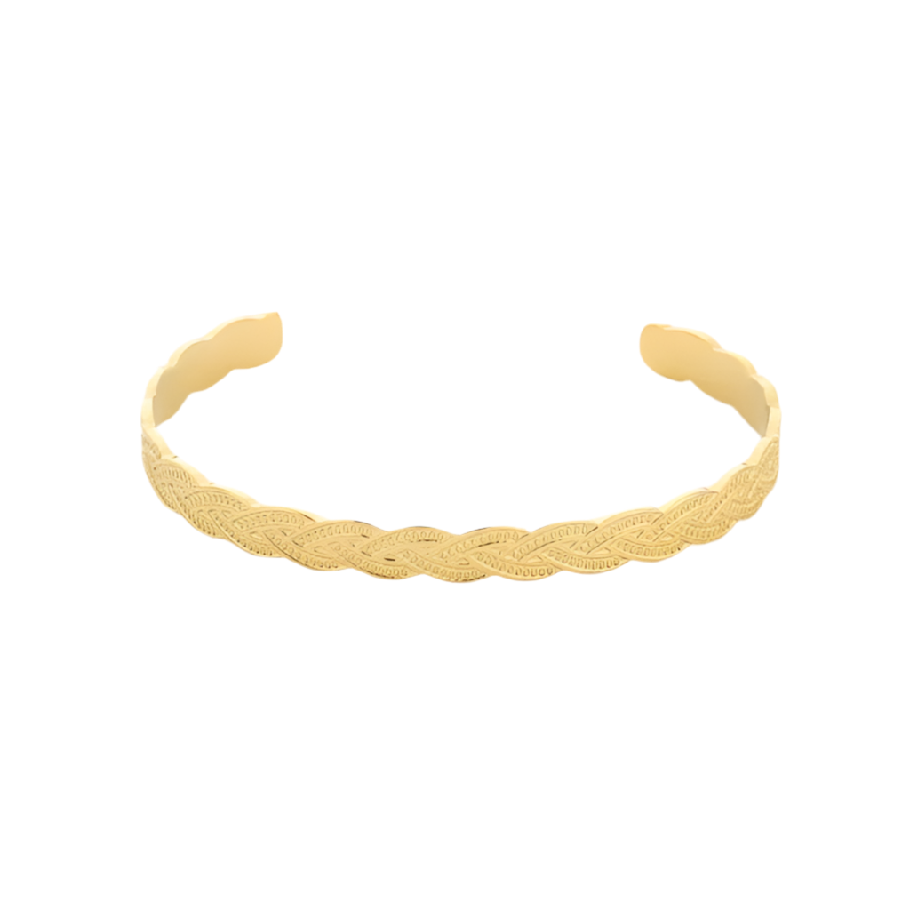 GEWEVEN BANGLE GOUD