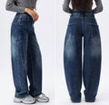Hello Miss - balloon mid blauw stretch