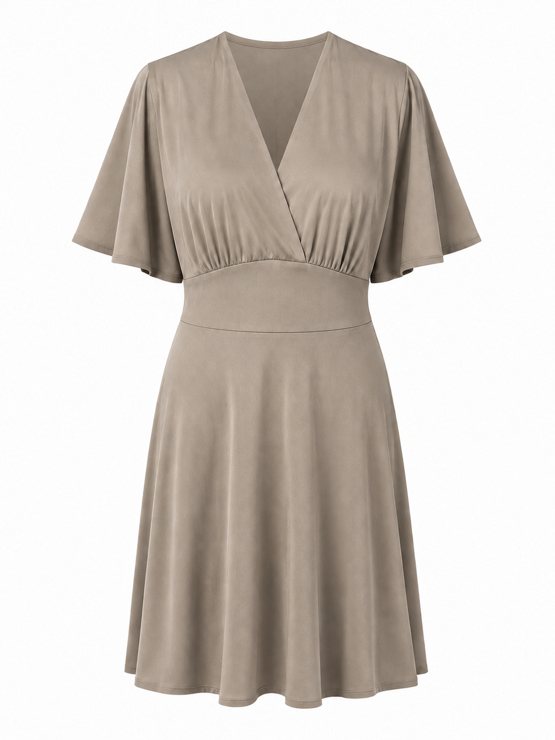 Jurk travel taupe