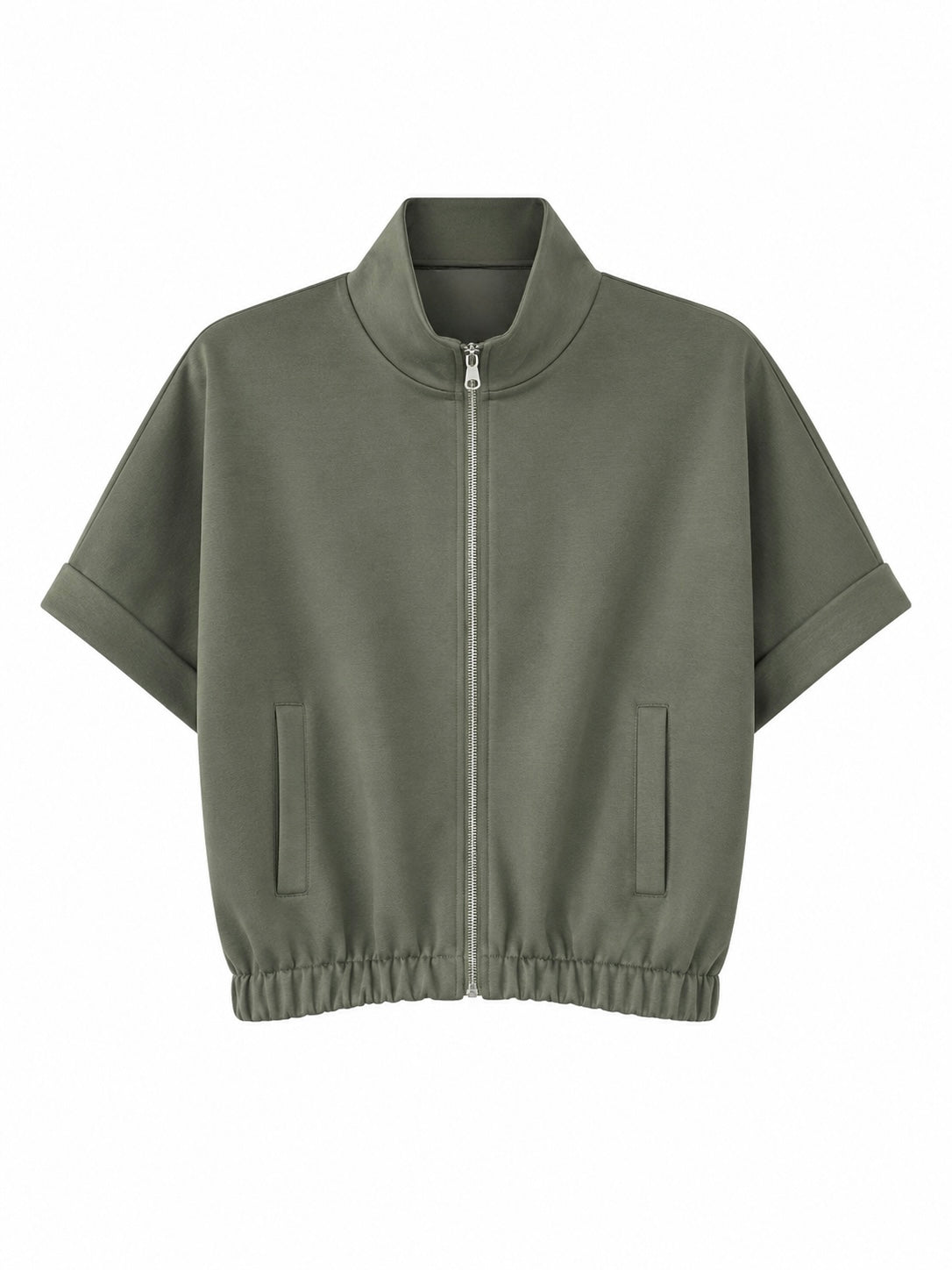 Essential Zip Vest khaki
