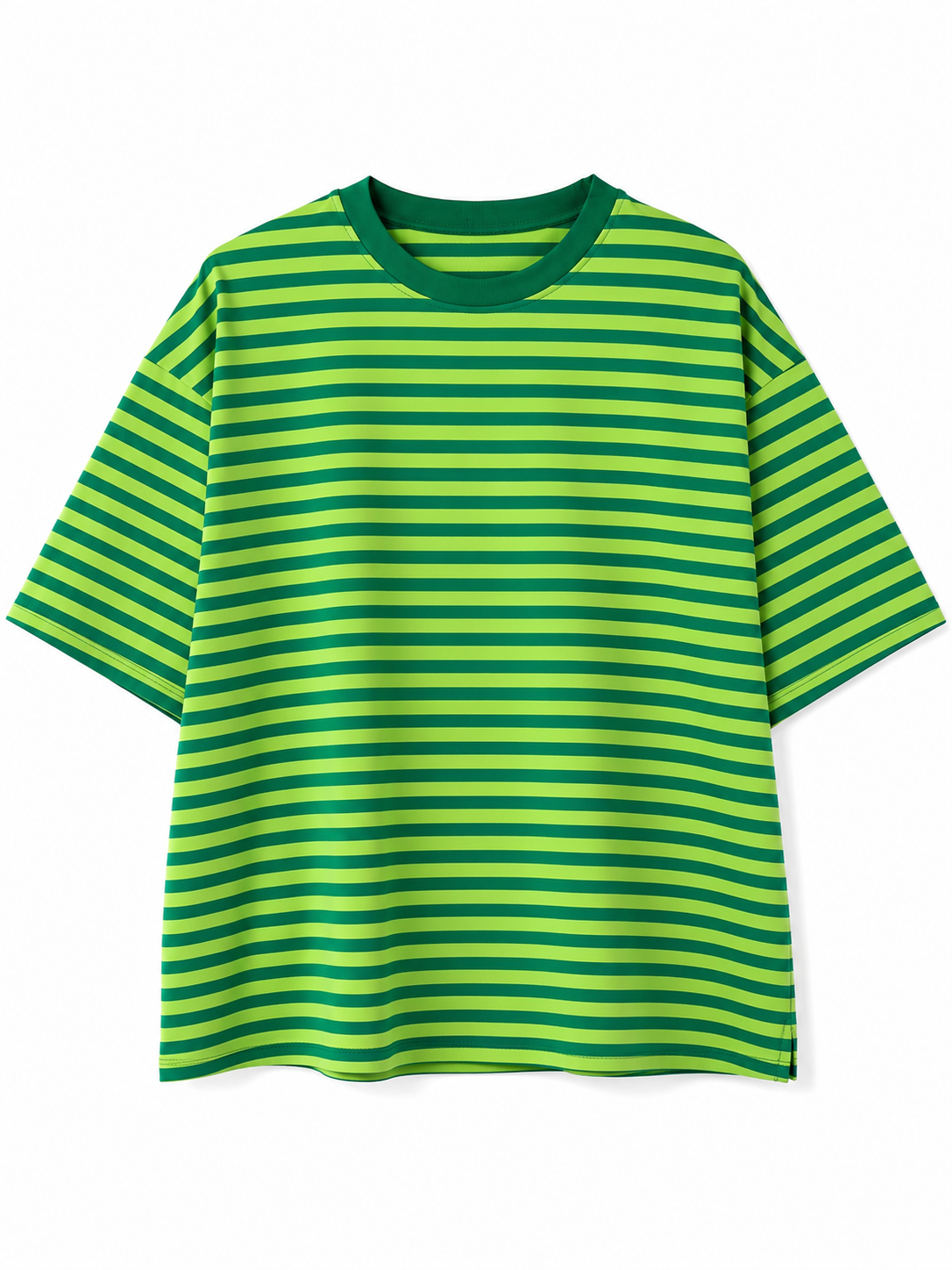 Gestreept shirt groen