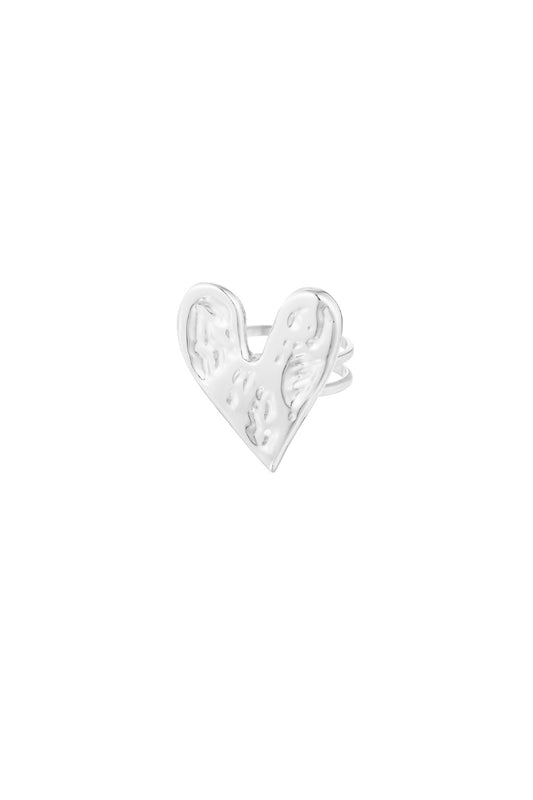 HEART RING ZILVER