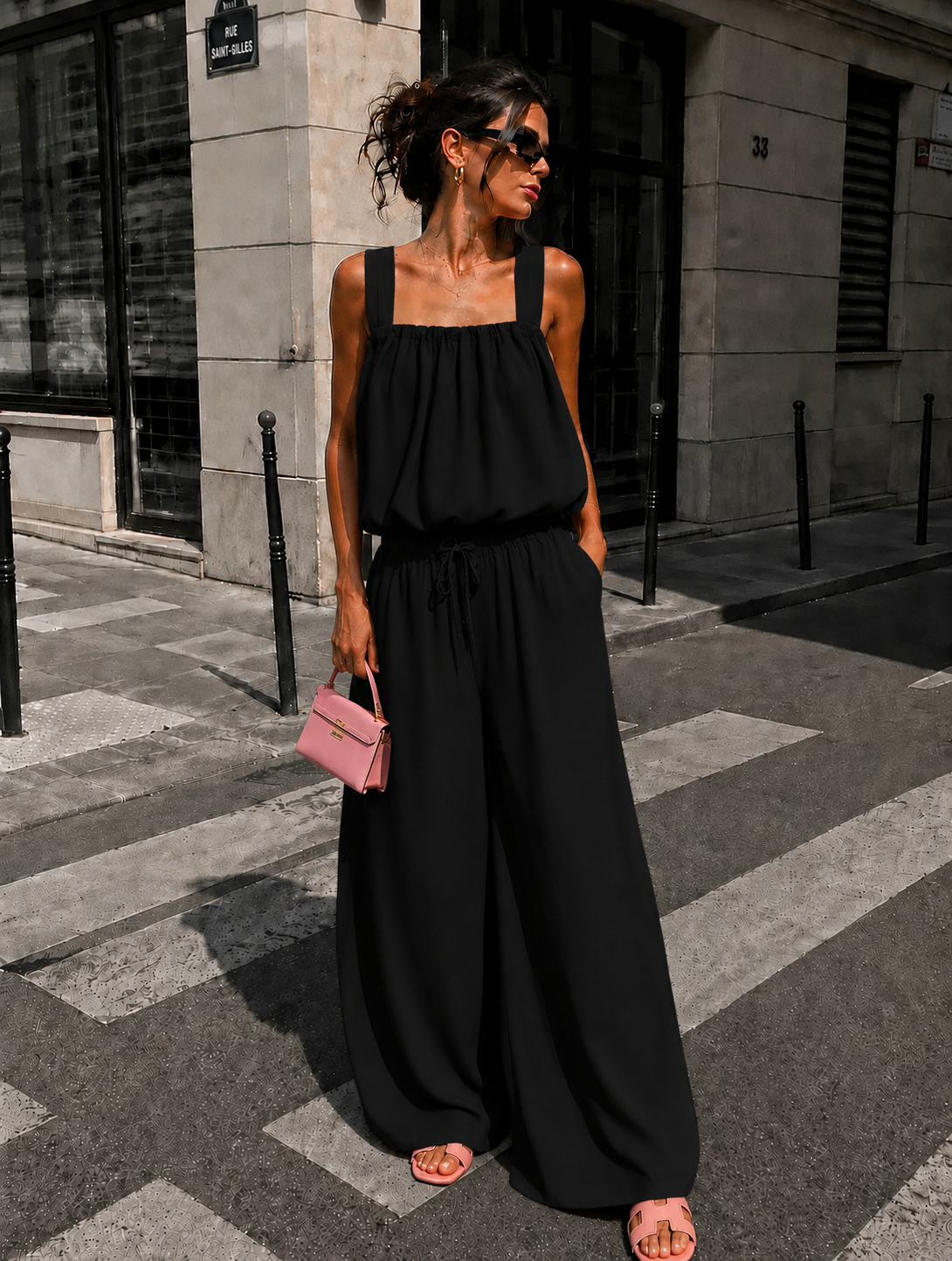 2 - PIECE SET POLLY ZWART