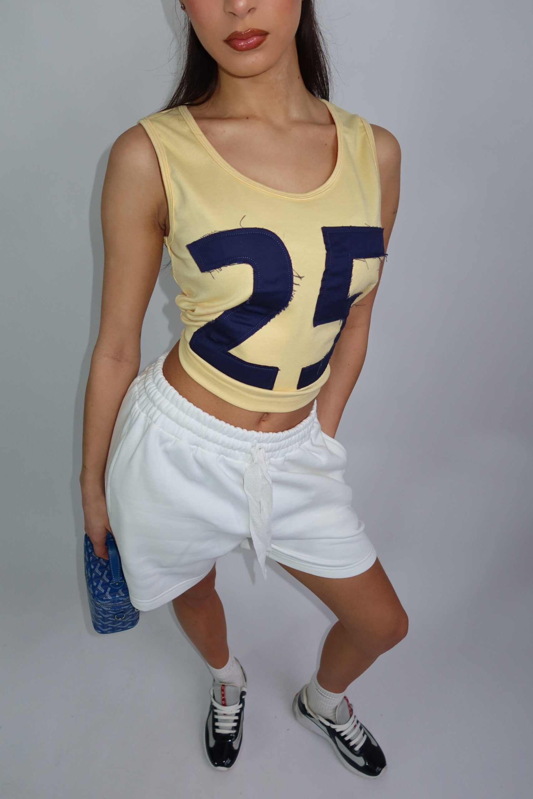 Priority - tanktop geel 25
