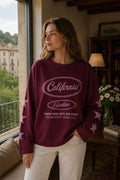Longsleeve California bordeaux