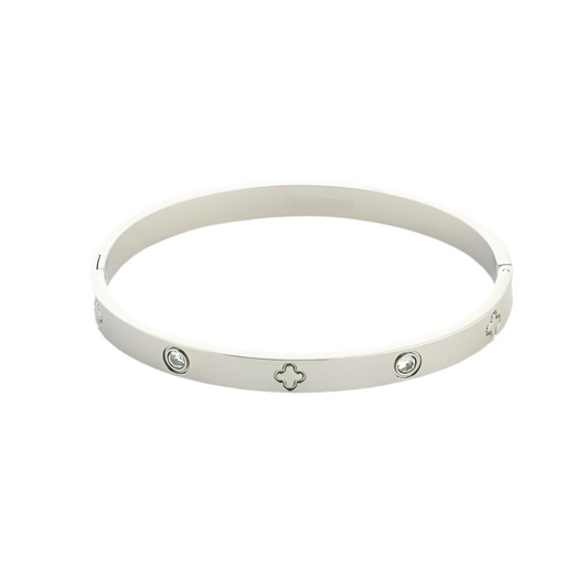 LUXE KLAVER ARMBAND GOUD OF ZILVER