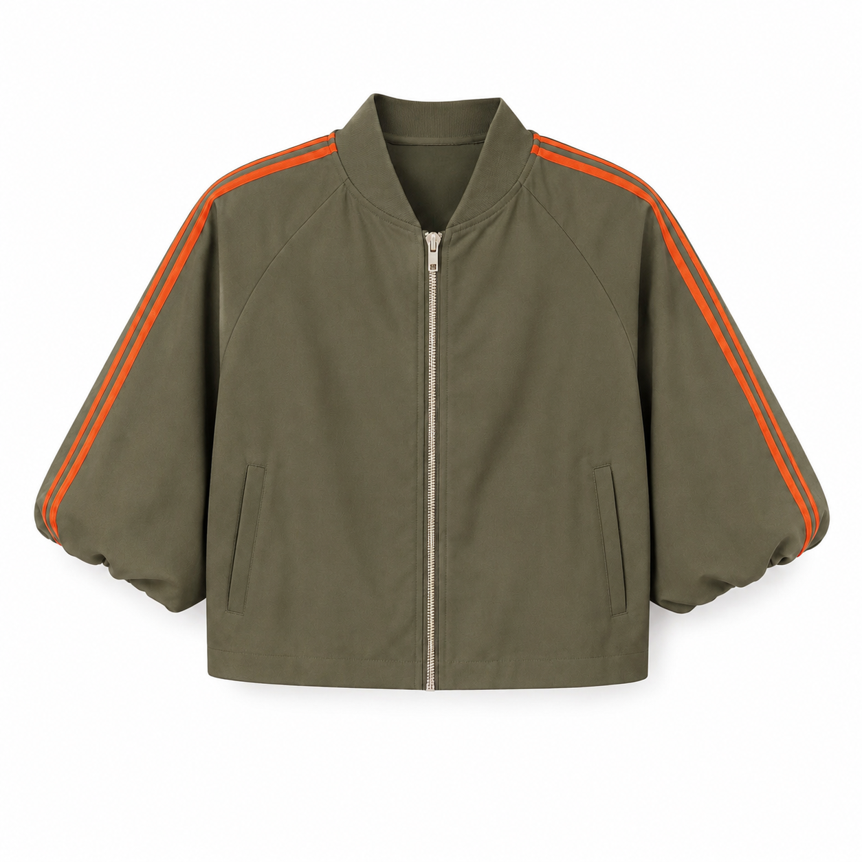 Retro rush bomber groen