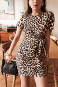 Leopard jurk