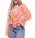 Ibiza blouse peach