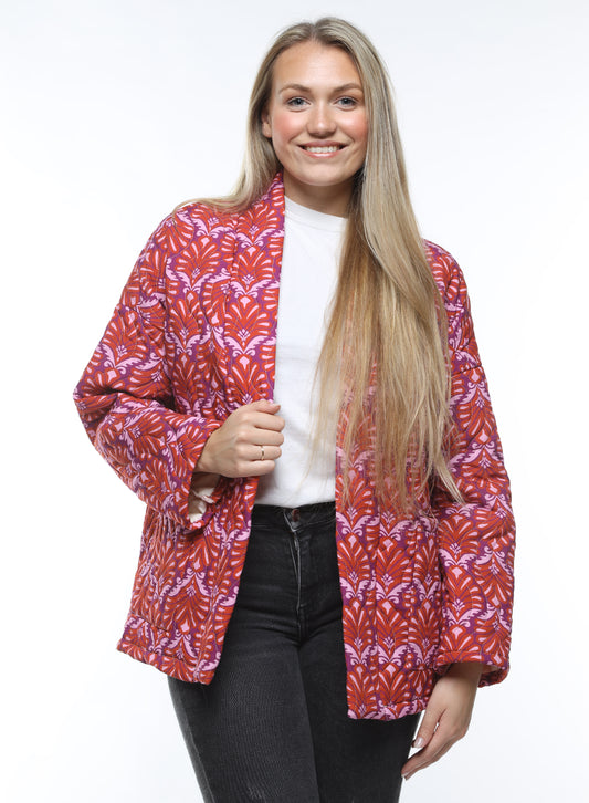 DELUXE JACKET ROOD/PAARS