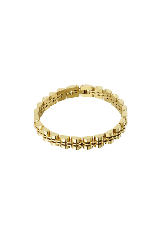 LUXE SCHAKELARMBAND 2.0 GOUD OF ZILVER