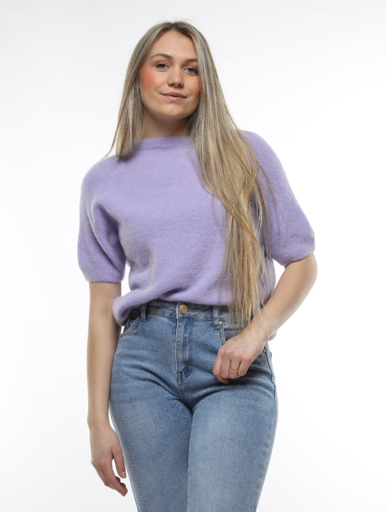 Alpaca top lila