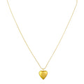 Lange ketting met hart