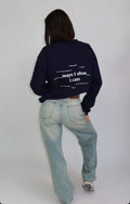 Priority - back print longsleeve navy pre order